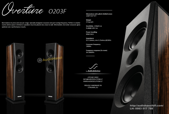 loa AudioSolutions Overture O203F chuan