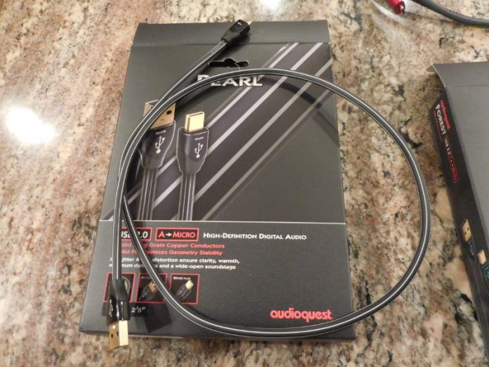 day tin hieu USB AudioQuest Pearl chuan