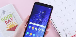 dien thoai Samsung Galaxy J4+ chuan