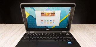 May tinh Dell Chromebook 3189 chuan