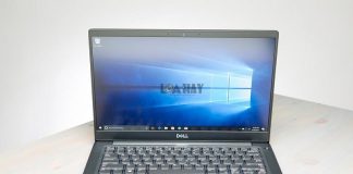 May tinh Dell Latitude 7380 chuan