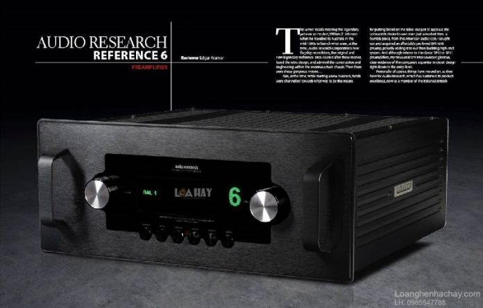 Pre ampli Audio Research REF 6 chuan