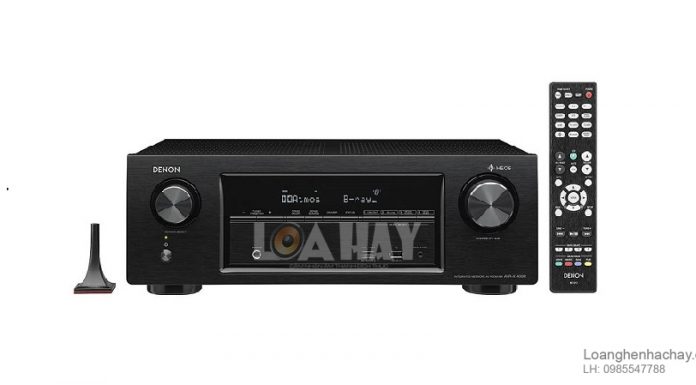 Ampli Denon AVR-X1400H: xử lý từng cùng âm ngọt ngào Ampli Denon AVR-X1400H dep loaghenhachay
