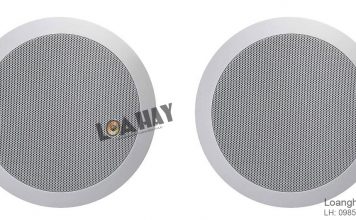 TIC mở rộng series loa âm trần với model TIC C7V6 loa tic c7v6 truoc